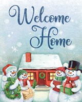 Classic Snowmen V Framed Print