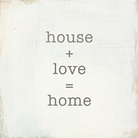 Home Sweet Home IV Fine Art Print