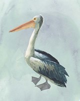 Watercolor Beach Bird VI Fine Art Print