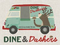 Food Truck Holidays I Framed Print