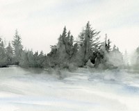 Evergreens in the Distance II Fine Art Print