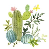 Happy Cactus I Fine Art Print