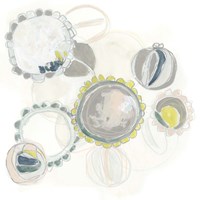 Floral Scumble III Framed Print