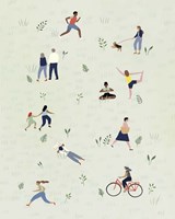Park People II Fine Art Print