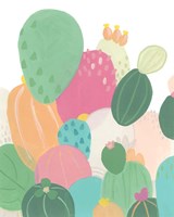 Cactus Confetti I Framed Print