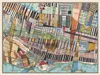 Modern Map of Montreal Fine Art Print
