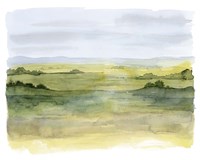 Golden Strata II Framed Print