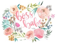 Boss Babe I Framed Print
