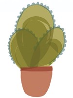 Mod Cactus I Framed Print