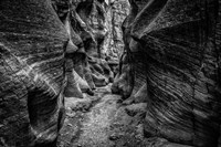 Slot Canyon Utah 7 Black & White Fine Art Print