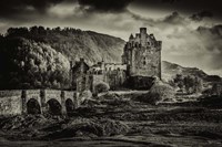 Fairytale Castle Sepia Fine Art Print