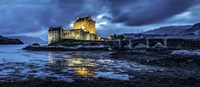 Fairytale Castle Twilight Panorama 2 Fine Art Print