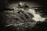 Corona Coast 2 Sepia Fine Art Print