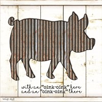 Metal Pig Fine Art Print