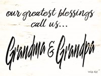 Grandma & Grandpa Fine Art Print