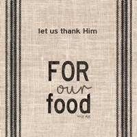 Let Us Thank Him Fine Art Print
