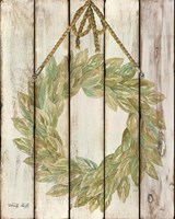 Rope Hanging Wreath Fine Art Print