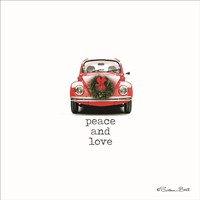 Peace and Love Christmas Fine Art Print
