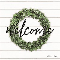 Welcome Wreath Fine Art Print