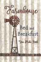 Farmhouse Bed & Breakfast Fine Art Print