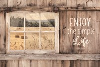 Enjoy the Simple Life Fine Art Print