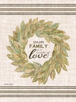 Our Family Wreath Fine Art Print