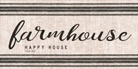 Farmhouse Happy House Fine Art Print