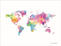 Watercolor World Fine Art Print