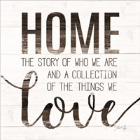Home Story Fine Art Print