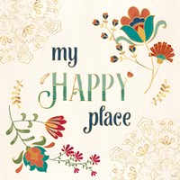 Folk Floral IV Fine Art Print