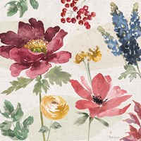 Watercolor Fall II Fine Art Print