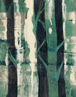 Deep Woods I Emerald Crop Fine Art Print
