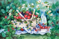 Strawberry Picnic Fine Art Print