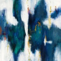 Blue Texture I Framed Print