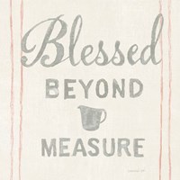 Floursack Kitchen VI Framed Print