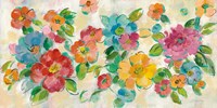 Playful Floral Trio I Fine Art Print