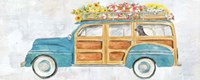 Vintage Station Wagon Panel Fine Art Print