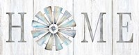 Windmill Home Sign Panel Fine Art Print