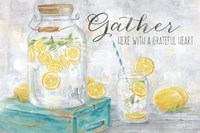 Gather Here Country Lemons Landscape Fine Art Print