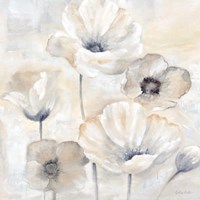 Gray Poppy Garden I Fine Art Print