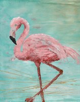 Pink Flamingo II Framed Print
