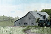 Flower Field Barn Fine Art Print
