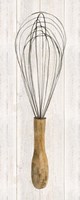 Vintage Kitchen Whisk Framed Print