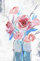 Blue Vase I Framed Print