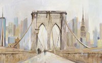 Brooklyn Bridge Walkway Fine Art Print