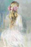 Girl in White Dress Fine Art Print