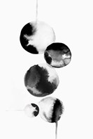 Dripping Bubbles I Framed Print