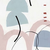 Elasticity II Blush Framed Print