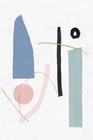 Precision I Blush Framed Print