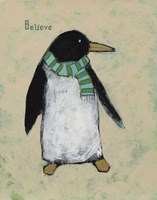 Christmas Penguin Fine Art Print